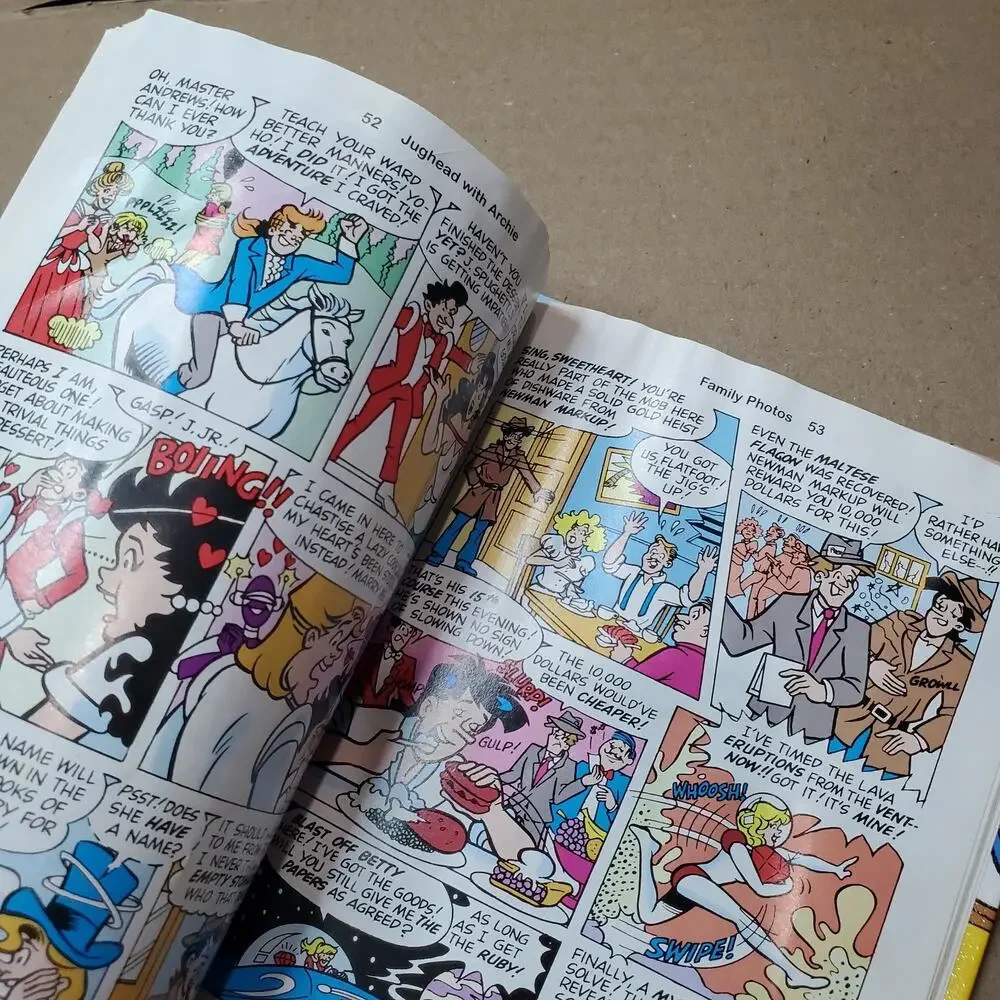 Archie Digest Library Jughead with Archie Lot Of 3, Spotlight Ex Library Binding